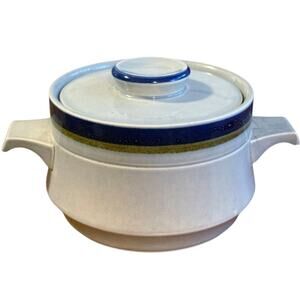 Vintage 70s MCM International Stoneware "Norway" Pattern Tureen Japan S-373